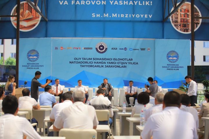 НАМАНГАН ДАВЛАТ УНИВЕРСИТЕТИДА ПРЕСС КЛУБ ИШ БОШЛАДИ
