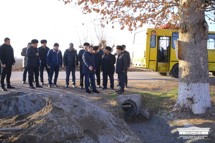 «Сув исрофига йўл қўймаслигимиз лозим» – вилоят ҳокими Косонсойдаги қишлоқ хўжалиги қишки юмушлари жараёни билан танишди